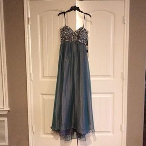 NWT Gunmetal Gray formal dress
